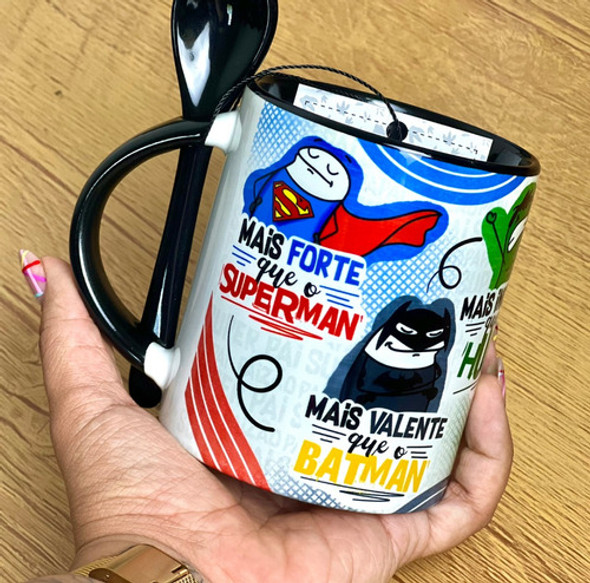 Arte Caneca Pai Herói Arquivo Png 0