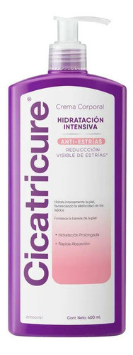 Crema Corporal Cicatricure Hidratacion Antiestrias 400 Ml 0