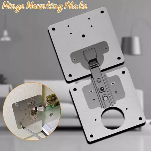 Suporte De Reparo Para Placa De Dobradiça De Porta De Armári 1