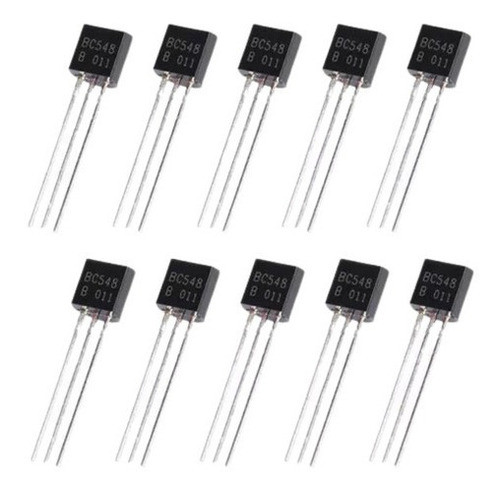 Transistor Bc548 Npn Para Projetos - 10 Peças 0