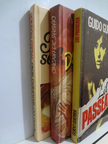 3 Livros Paulo Francis + Marcos Rey + Guido Guerra 1