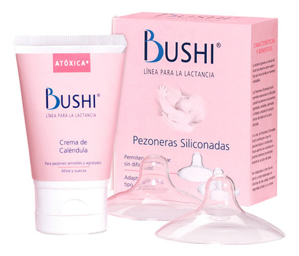 Kit Bushi Para Madres Crema 50g Y Pezoneras X2 0 Kit Bushi Para Madres Crema 50g Y Pezoneras X2 0