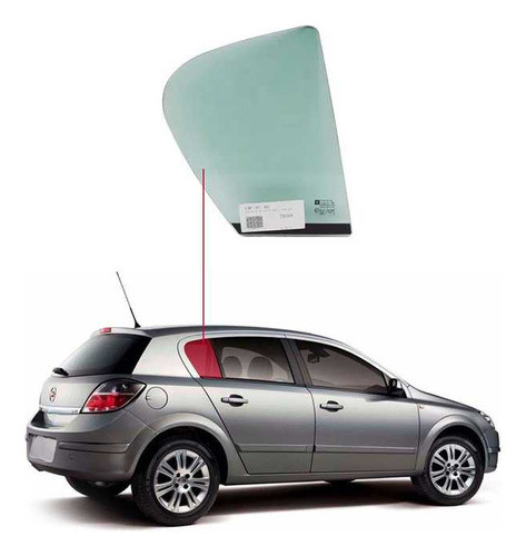 Vidro Óculo Traseira Direita Chevrolet Vectra Gt 2005 A 2012 0