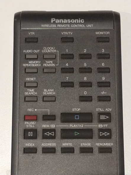 Control Remoto Panasonic Para Videocasetera Editora S-vhs 1