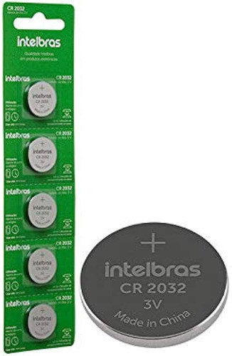 Bateria Não Recarregável De Lítio Intelbras 3v Cr2032 1
