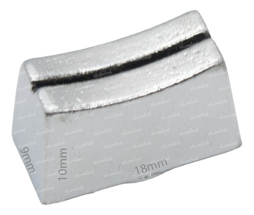 3 Perillas Potenciometro Deslizable Consola 18x9x10 Cromada 0