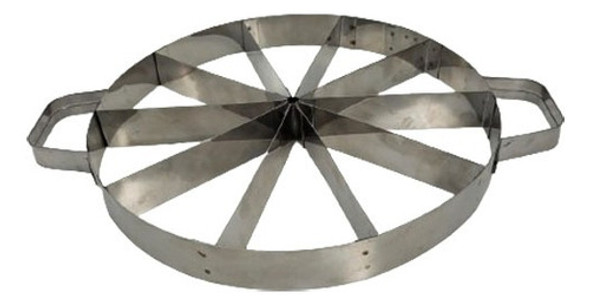 Marcador Porcionero De Acero Inoxidable 10 Porciones 22 Cm 0