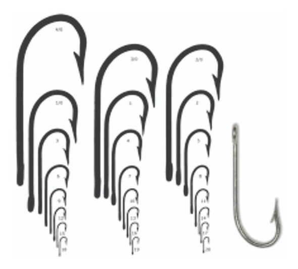 Anzuelo Mustad Pata Larga Nº 18 0