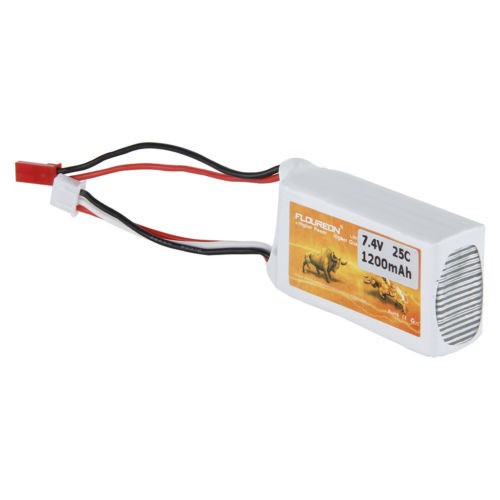 2s 7.4v 25c 1200mah Lipo Rc Batería Jst Enchufe Para El Coch 1