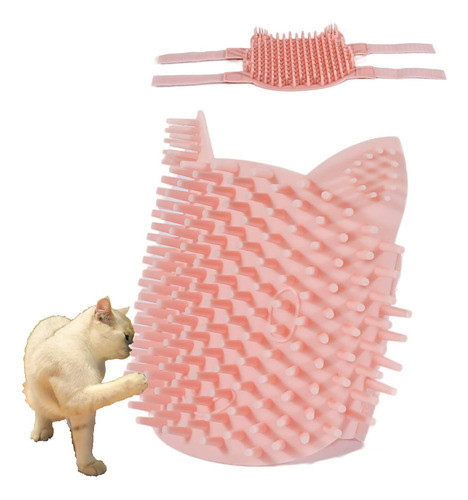 Rascador De Esquina Para Gatos Automasaje Cepillo Silicona S 0