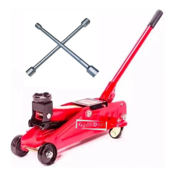 Para Virtus Crique Carrito 2 Toneladas Y Llave Cruz Gomero 0