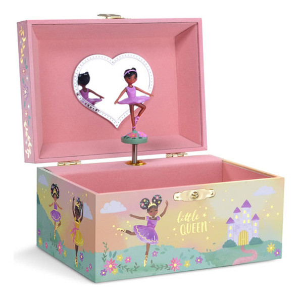 Jewelkeeper Joyero Musical Para Nia Con Bailarina Negra, Dis 0