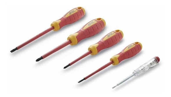 Juego Destornilladores Aislados 5pz 1000v Philli Bremen 7170 1