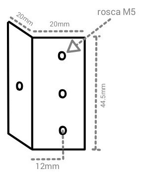 Perfil Rack 19 Polegadas -2 Barras 8u 1