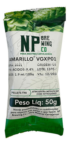 Lúpulo Np Amarillo - 50g (pellets) 0
