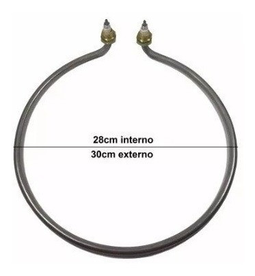 Resistência Elétrica Para Panela Cerveja Artesanal 300mm 0