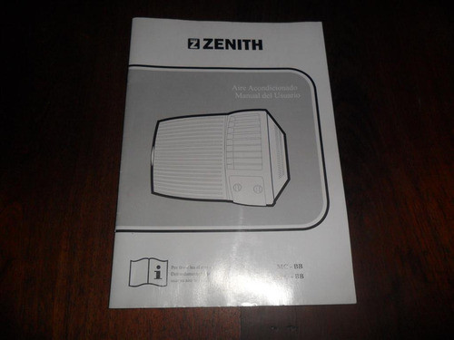 Zenith Manual Aire Acondicionado Modelo Mc Bb Y Mq Bb 0