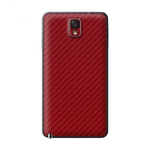 Styker Skin Premium Fibra De Carbono Vermelho Galaxy Note 3 0