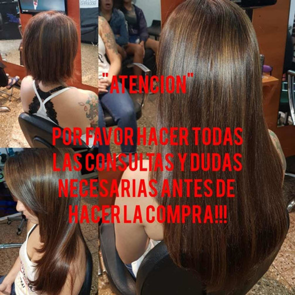 Cortina Cabello Natural 2 Vueltas X50cm Largo Con 3 Peinetas 1