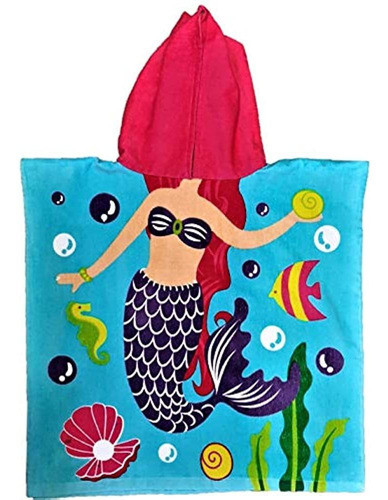 Komarkids Ariel Body Cut Out Microfibra Con Capucha Poncho N 0