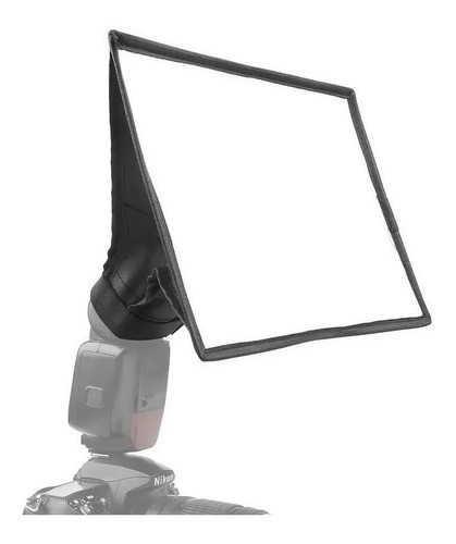 Difusor Plegable Softbox Universal 20x30 Cm Flash Reflex 0
