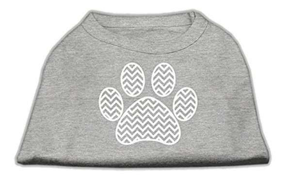 Mirage Productos Para Mascotas Chevron Paw Screen Print Shir 0