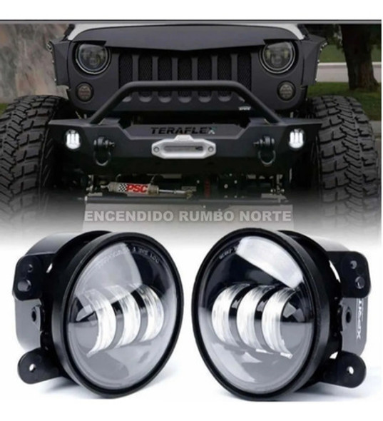 Kit Faros Auxiliar Led Universal Jeep Wrangler Renegade 4 P. 1