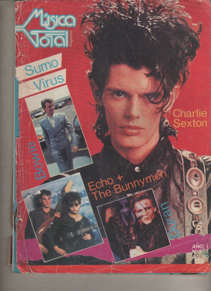 Revista * Musica Total * N° 3 Año 1986 Sumo, Virus , Queen 0