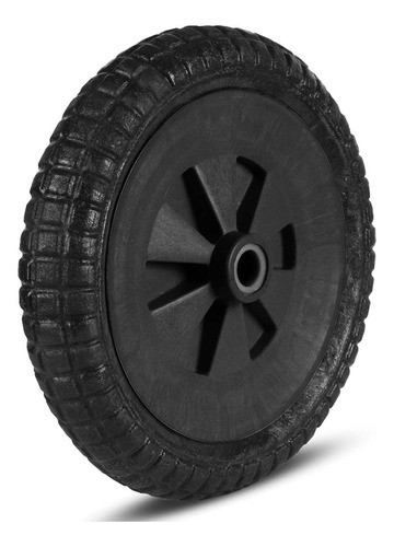 Roda 3,75x75 Pneu Macico Roma Curto  Furo 3/4   7030 1 0
