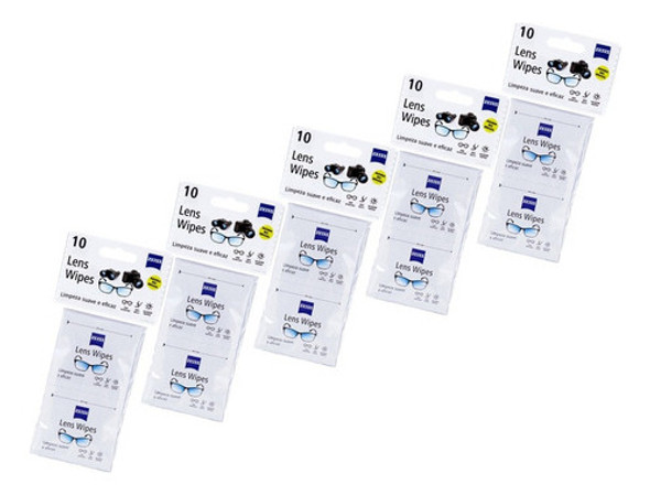 Lens Wipes Zeiss Leve 50 Pague 40 Unidades 0