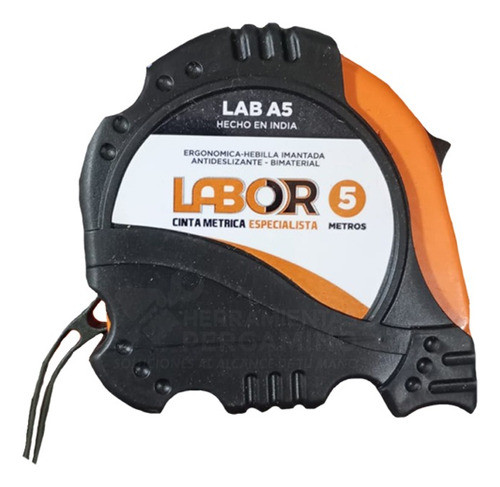 Cinta Métrica 5mts Automatica Fleje 19mm Labor Profes. Ghg 1