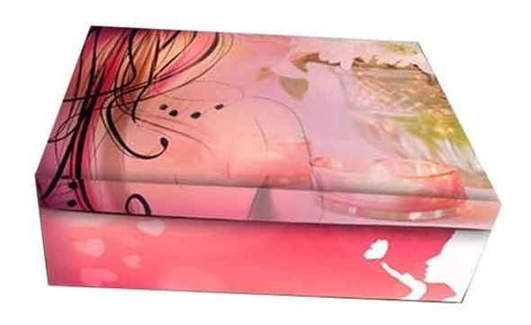 Caja De Madera Multiuso Femenina (6 Divisiones) 0