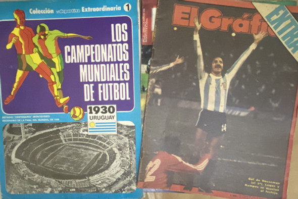 Revistas De Fútbol 4, Lote Mundial 78 Y Otras,  F4 Ej3 1