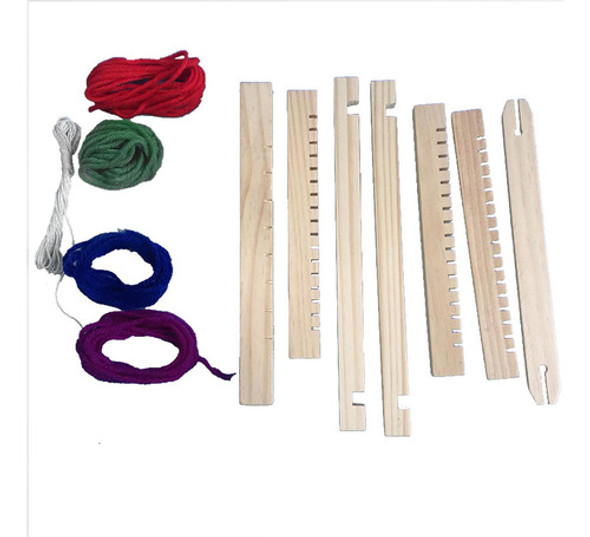 Máquina De Tricotar À Mão Diy, Brinquedos De Tear De Madeira 0