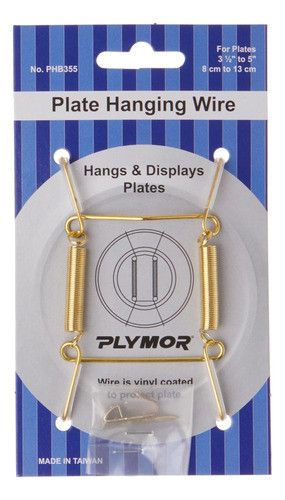 Colgador De Platos De Pared Dorado, Para 8-13 Cm, Pack De 3 0