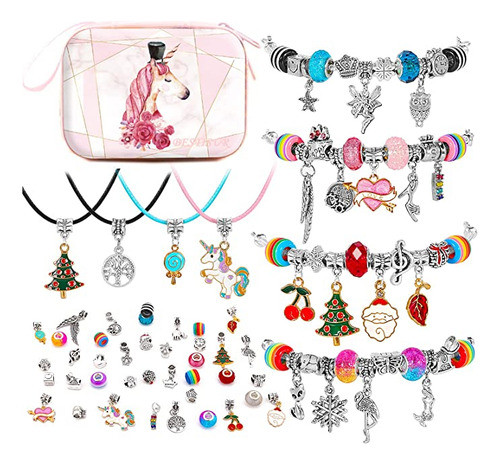 Kit De Fabricación De Pulseras De Abalorios Para Niñas, C. 0