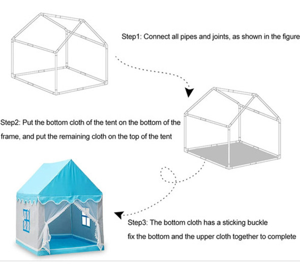 Casita Jueguetes Carpa Castillo Caños Metalicos Dia Del Niño 1