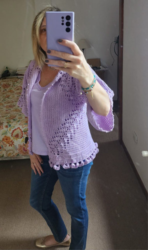 Guía De Tejido Cardi Hexágono - Producto Digital 1