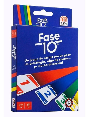 Juego Fase 10 Mattel Ruibal Naipes Original (+ 7 Años) 0