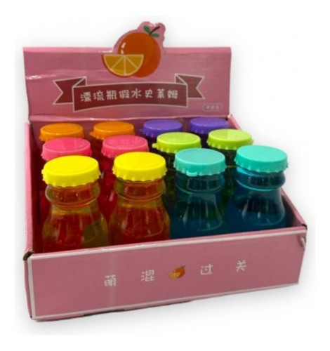 Slime Sline12 Unidades Botella Estrella Didactico Cotillon 0