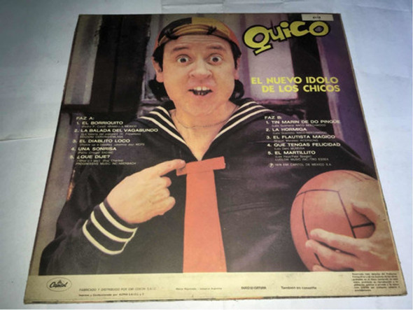Quico El Nuevo Ídolo De Los Chicos Vinilo Nuevo 1