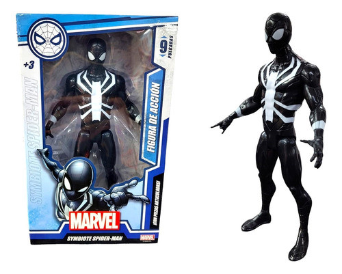Figura De Accion Symbiote Spiderman Negro 23 Cm Jeg  54498 0