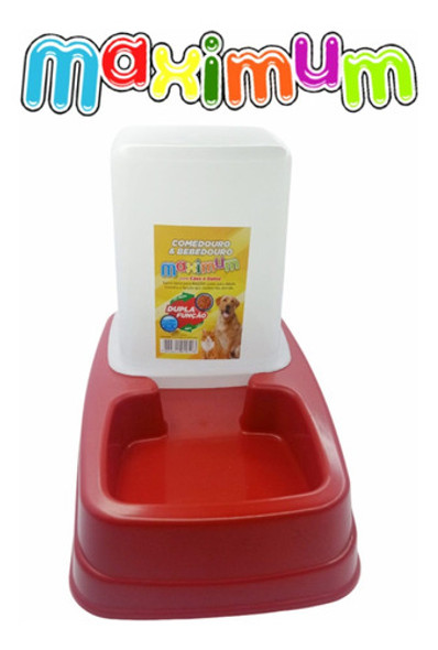 Comedouro Ou Bebedouro Dupla Função Para Pets  Maximum 0