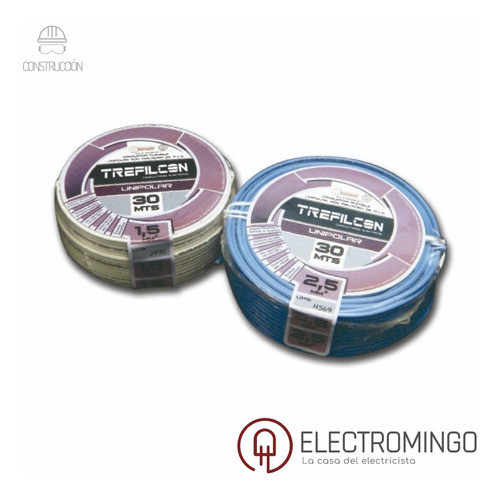 Cable Unipolar 1mm Rollo 50m Trefilcon Normalizado 0