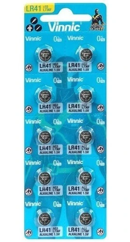 Promo 10 Pilas Vinnic L736f Lr41 Ag3 192 Factura A O B 0