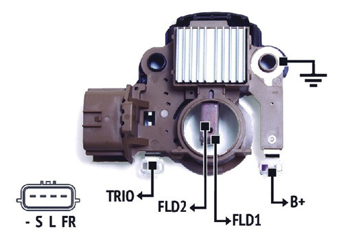 Regulador Alternador Tipo Mitsubishi Eclipse 12v. 0