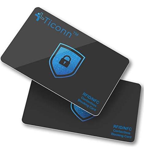 Tarjetas De Bloqueo Ticonn Rfid - Paquete De 2, Juego De Blo 0
