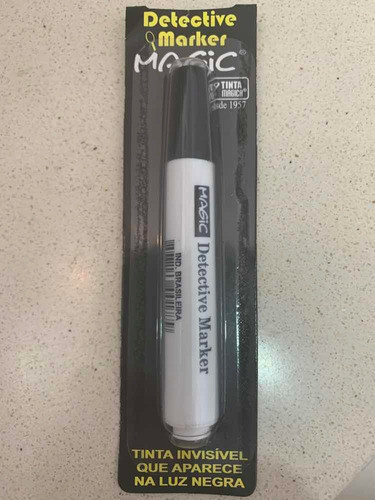 5 X Caneta Mágica  Tinta Invisível Luz Uv Negra 1