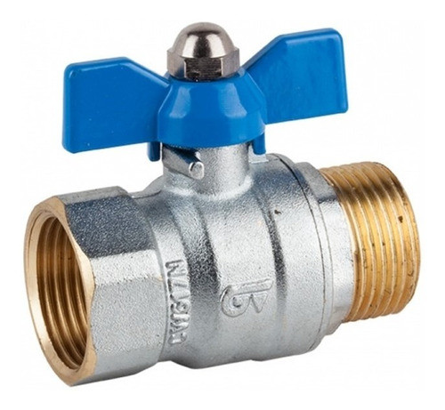 Válvula Esférica 1/2 Pulgad Mh Bronce Genebre Llave Mariposa 0