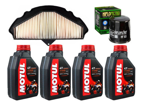 Kit Service Kawasaki Zx10 Motul 7100 Ryd 0